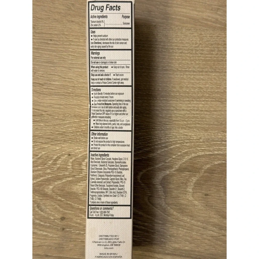 toty. Illumina CC Cream SPF 50+ Perfecting Fluid NIB 5W1‎ Deep Terracotta